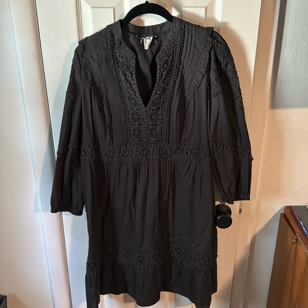 Black anthro dress